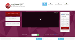 Desktop Screenshot of onnowtv.com